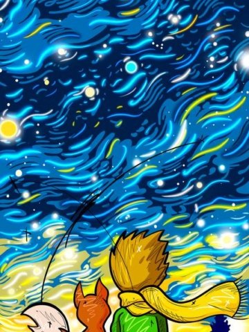 Stampa de "Il Piccolo Principe" su tela o carta: design poetico e raffinato, materiali premium e colori fedeli per donare magia e significato a ogni ambiente. Perfetta come regalo per appassionati del classico.