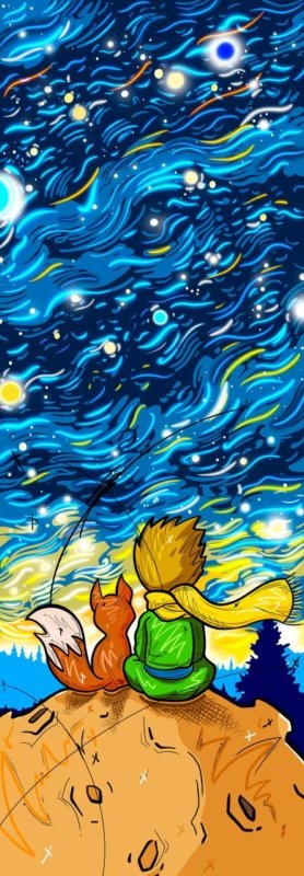 Stampa de "Il Piccolo Principe" su tela o carta: design poetico e raffinato, materiali premium e colori fedeli per donare magia e significato a ogni ambiente. Perfetta come regalo per appassionati del classico.