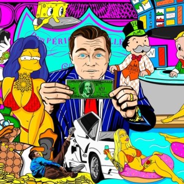 Porta una ventata di design moderno nella tua casa con la stampa pop art 'The Wolf of Wall Street', un'opera esclusiva capace di arricchire qualsiasi spazio. Perfetto per chi ama il tocco audace ed accattivante dell'arte contemporanea.