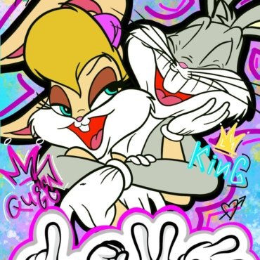 Collezione pop art dei personaggi Looney Toons; stampa su tela o carta, colori vivaci e divertimento assicurato.